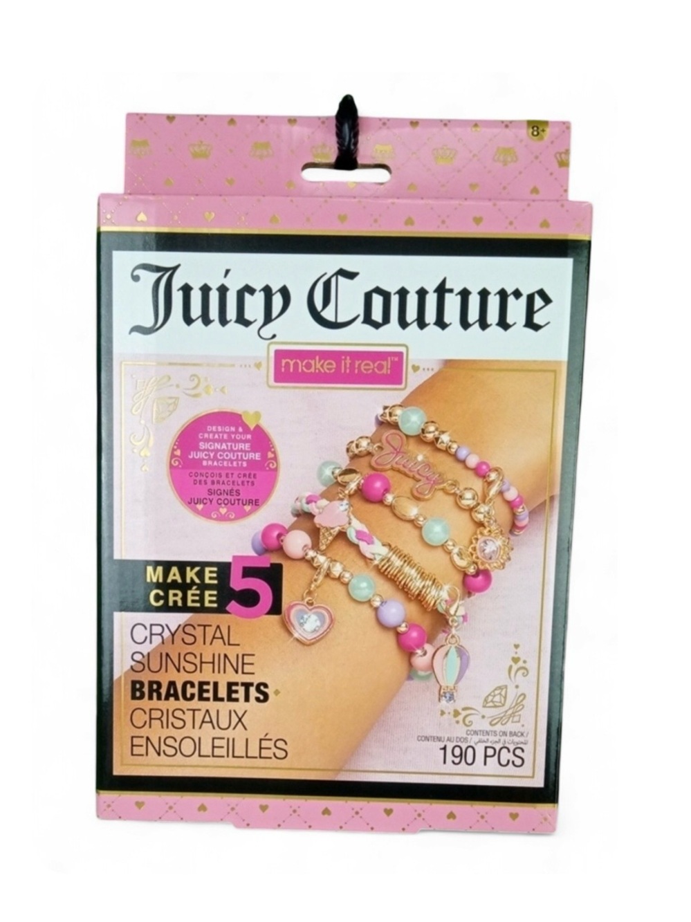 Juicy Couture Pink & Pastel Beaded Bracelet Kit